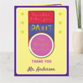 Opleidingsmedaille Dank u wel Kaart (Voorkant)