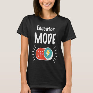 Opleidingsmodus ingeschakeld voor hardwerkende en  t-shirt