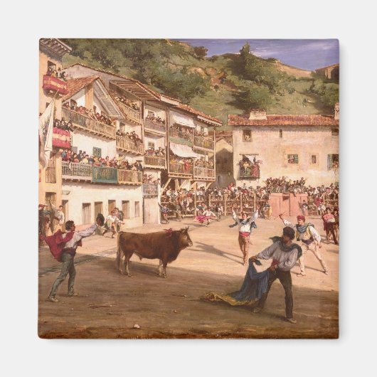 Opleidingsstrijd in Biskaje, 1869 Magneet (Voorkant)