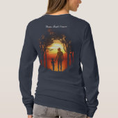 Oplettende Ouderdag | Lange mouwen voor dames T-shirt (Achterkant)