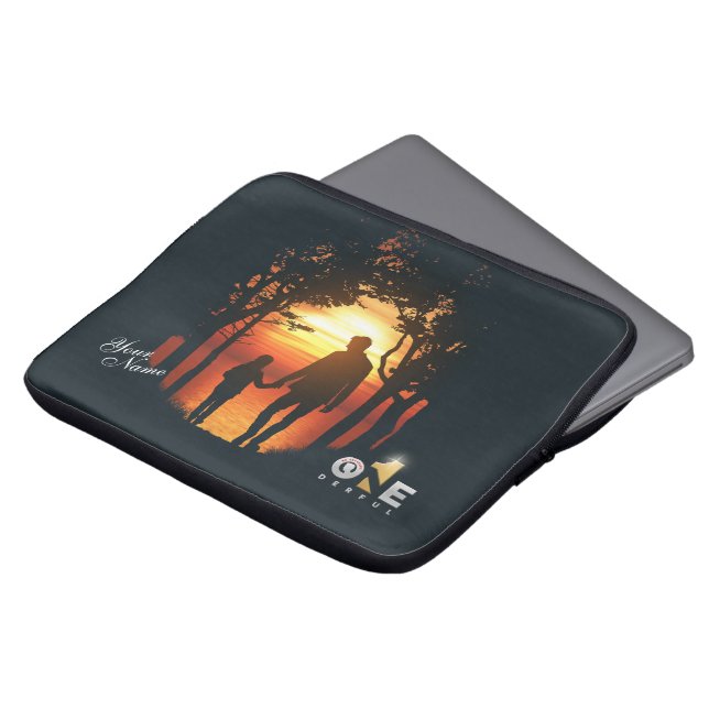 Oplettende Ouderdag | Vaderdag - 13 inch Laptop Sleeve (Voorkant top)