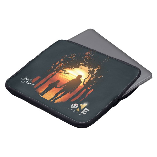 Oplettende Ouderdag | Vaderdag - 15 inch Laptop Sleeve (Voorkant top)