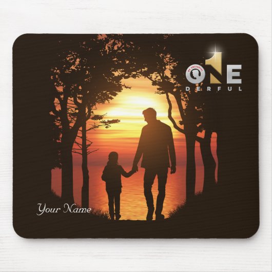 Oplettende Ouderdag | VADERDAG - Muismat (Voorkant)