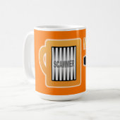 Oplichter Mugshot Koffiemok (Voorkant links)