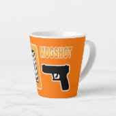 Oplichter Mugshot Latte Mok (Rechterhoek)