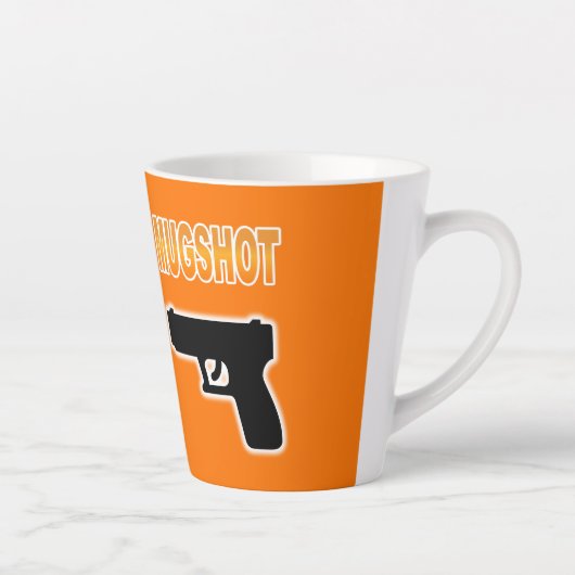 Oplichter Mugshot Latte Mok (Rechts)