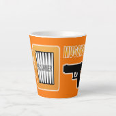 Oplichter Mugshot Latte Mok (Voorkant)