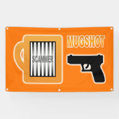 Oplichter Mugshot Spandoek (Horizontaal)