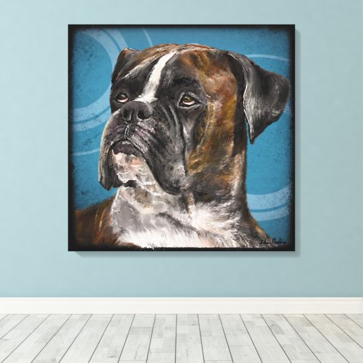 oplikken canvas afdruk (Insitu (Houten vloer))