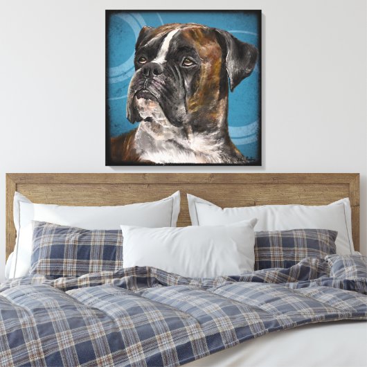 oplikken canvas afdruk (Insitu (Slaapkamer))