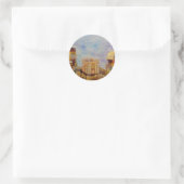 Oplopend naar Jerusalem Ronde Sticker (Tas)