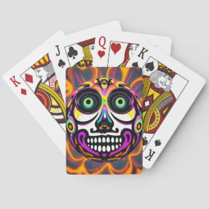 Oplopende dodentallen pokerkaarten