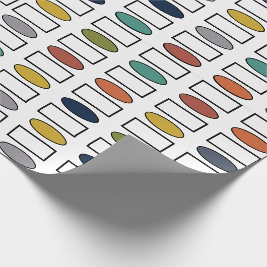 Oplopjes en rechthoeken - gemengd cadeaupapier (Hoek)