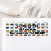 Oplopjes en rechthoeken - gemengd etiket (Insitu)