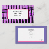 Oplosmiddel Organische pijpleidingen Visitekaartje (Voorkant / Achterkant)