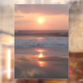 Oplosmiddel voor het raam Roze zon Raamsticker (Vel 2)