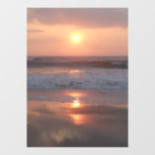 Oplosmiddel voor het raam Roze zon Raamsticker (Vel)