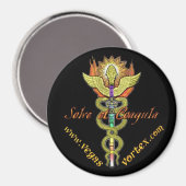 Oplossen Caduceus magneet (Voorkant / Achterkant)