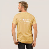 Oplossen + Logo herstellen Tri-Blend Shirt (Voorkant)