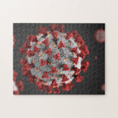 Oplossen van de Covid-19 Puzzle Legpuzzel (Horizontaal)