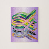 Oplossen van de kankerbewustwording legpuzzel (Verticaal)