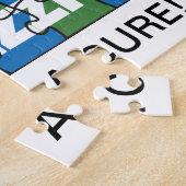 Oplossen van de NF-puzzel Legpuzzel (Zijkant)