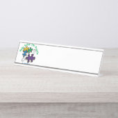 Oplossen van de puzzel bureau naambordje (Voorkant)