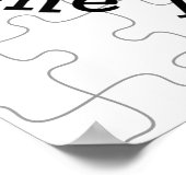 Oplossen van de puzzel poster (Hoek)