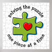 Oplossen van de puzzel poster (Voorkant)