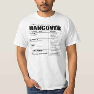 Oplossen van problemen in de T-shirts van Hangover