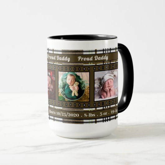 OPLOSSING: Brown Pset 4 Foto Mok (Voorkant rechts)