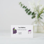 Oplossing en ontwerp visitekaartje (Staand voorkant)