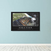 Oplossing: Inspirerend offerte 1 Canvas Afdruk (Insitu (Houten vloer))