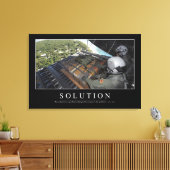 Oplossing: Inspirerend offerte 1 Canvas Afdruk (Insitu (Woonkamer))