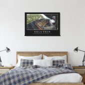 Oplossing: Inspirerend offerte 1 Canvas Afdruk (Insitu (Slaapkamer))