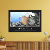 Oplossing: Inspirerend prijsopgave 2 Canvas Afdruk (Insitu (Woonkamer))