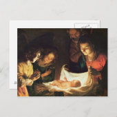 Oplossing van de baby, c.1620 briefkaart (Voorkant / Achterkant)