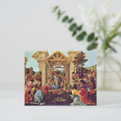 Oplossing van de Magi (Washington) door Botticelli Briefkaart (Staand voorkant)
