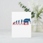 OPLOSSING VAN DE REPUBLIEK BRIEFKAART (Staand voorkant)