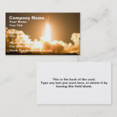 Oplossing van de Spel van Discovery Space Shuttle Visitekaartje (Voorkant / Achterkant)