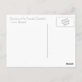 Oplossing van de Theotokos-kathedraal, Varna Briefkaart (Achterkant)