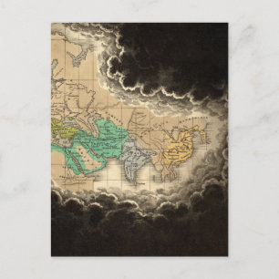 Oplossing van het keizerrijk Karel de Grote 912 AD Briefkaart