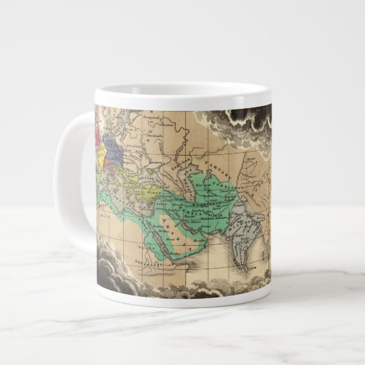 Oplossing van het keizerrijk Karel de Grote 912 AD Koffiekop (Links)