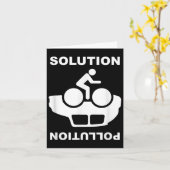 Oplossing Vervuiling Fietsfiets Milieuhaven Kaart (Gele Bloem)