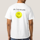 Oplossing voor illegale immigranten... t-shirt (Achterkant)