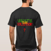 OPLOSSING (ZWARTE) T-SHIRT (Achterkant)
