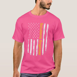 Oplossingen Engineer Trots Carrer Vintage Amerikaa T-shirt