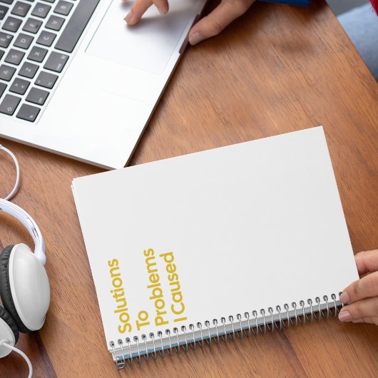 Oplossingen voor problemen die ik heb veroorzaakt notitieboek