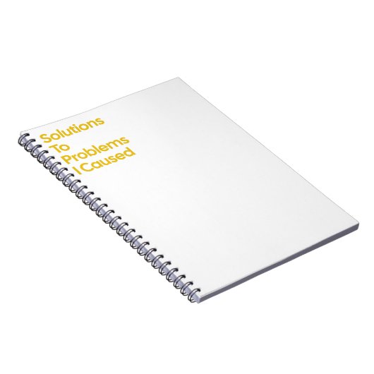 Oplossingen voor problemen die ik heb veroorzaakt notitieboek (Rechterzijde)