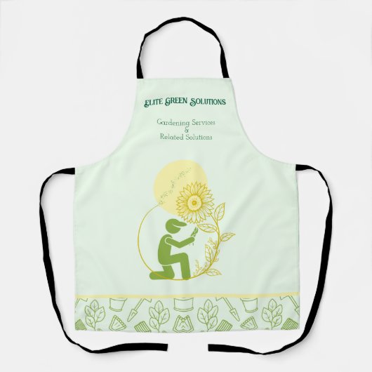 Oplossingen voor tuinieren en landschapsarchitectu schort (Voorkant)